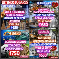 Próximas salidas Azteca Tours